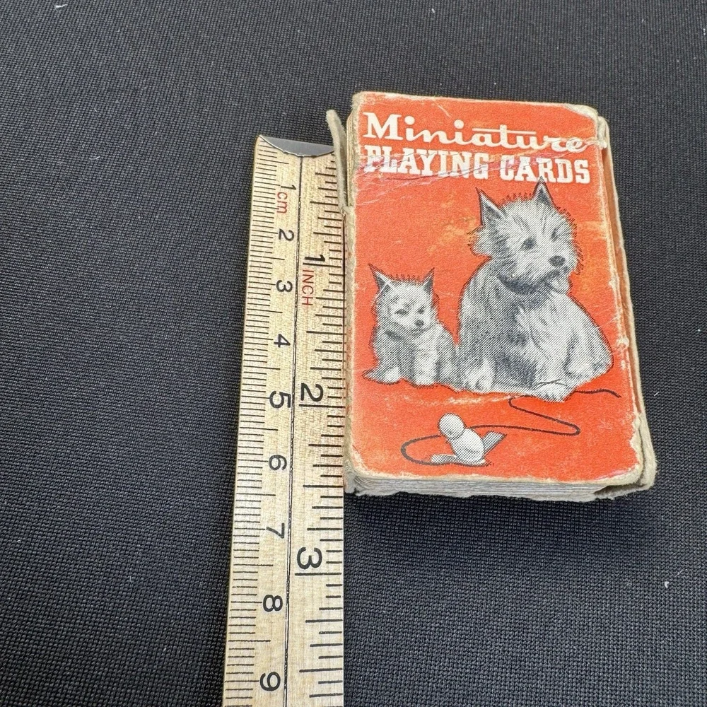 Vintage Westie West Highland Terrier‎ Dog Mini Deck Of Playing Cards